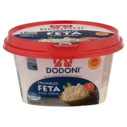 DODONI P.D.O. Feta Crumbled Cheese 5 oz