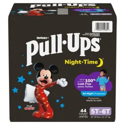 Pull-Ups Boys' Night-Time Potty Training Pants, 5T-6T (46-60 lbs), 44 Ct