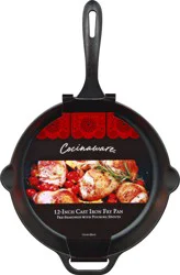Cocinaware Pre-Seasoned Cast Iron Fry Pan