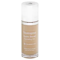 Neutrogena Hydro Boost Hydrating Tint with Hyaluronic Acid, Lightweight Water Gel Formula, Moisturizing, Oil-Free & Non-Comedogenic Liquid Foundation Makeup, 85 Honey Color 1.0 fl. oz