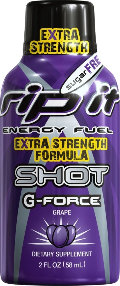 slide 1 of 1, Rip It Energy G-Force Grape Extra Strength Energy Drink Shot, 2 fl oz