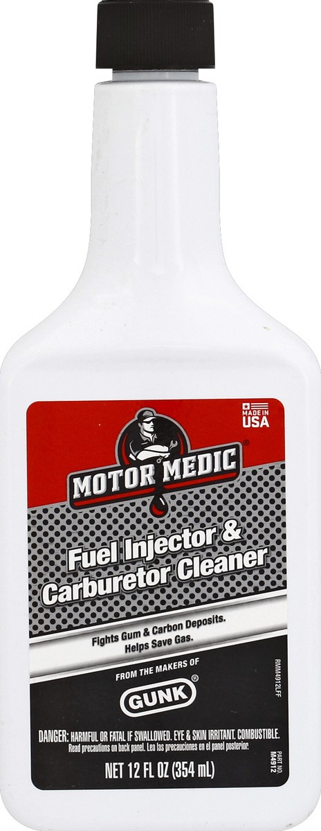 slide 2 of 2, Motor Medic Fuel Injector & Carburetor Cleaner 12 oz, 12 oz