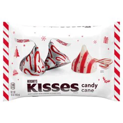 Hershey's Kisses Candy Cane Flavored, Christmas Candy Bag, 16 oz