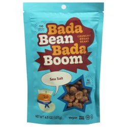 Bada Bean Bada Boom Crunchy Sea Salt Broad Beans 4.5 oz