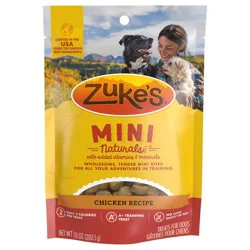 Zuke's Mini Naturals Dog Training Treats with Real Chicken - 10 oz Pouch