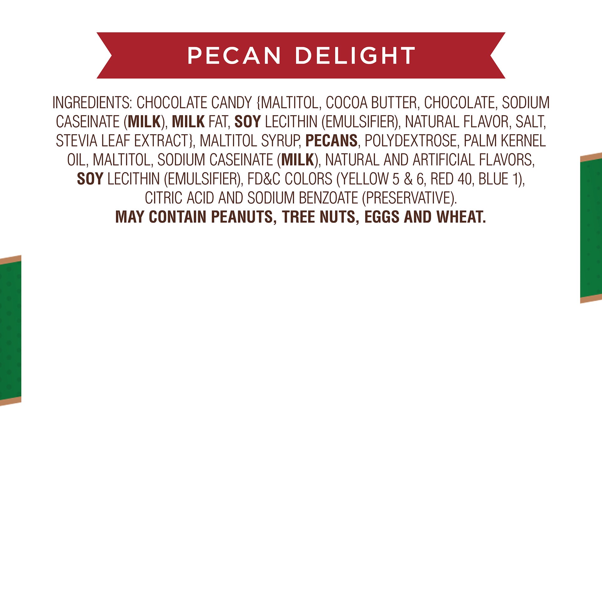 slide 2 of 3, RUSSELL STOVER Sugar Free Pecan Delight Chocolate Candy, 10 oz. bag (˜ 16 pieces), 10 oz