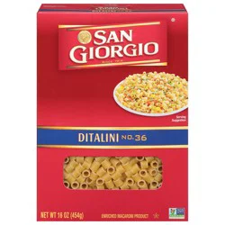 San Giorgio No. 36 Ditalini 16 oz