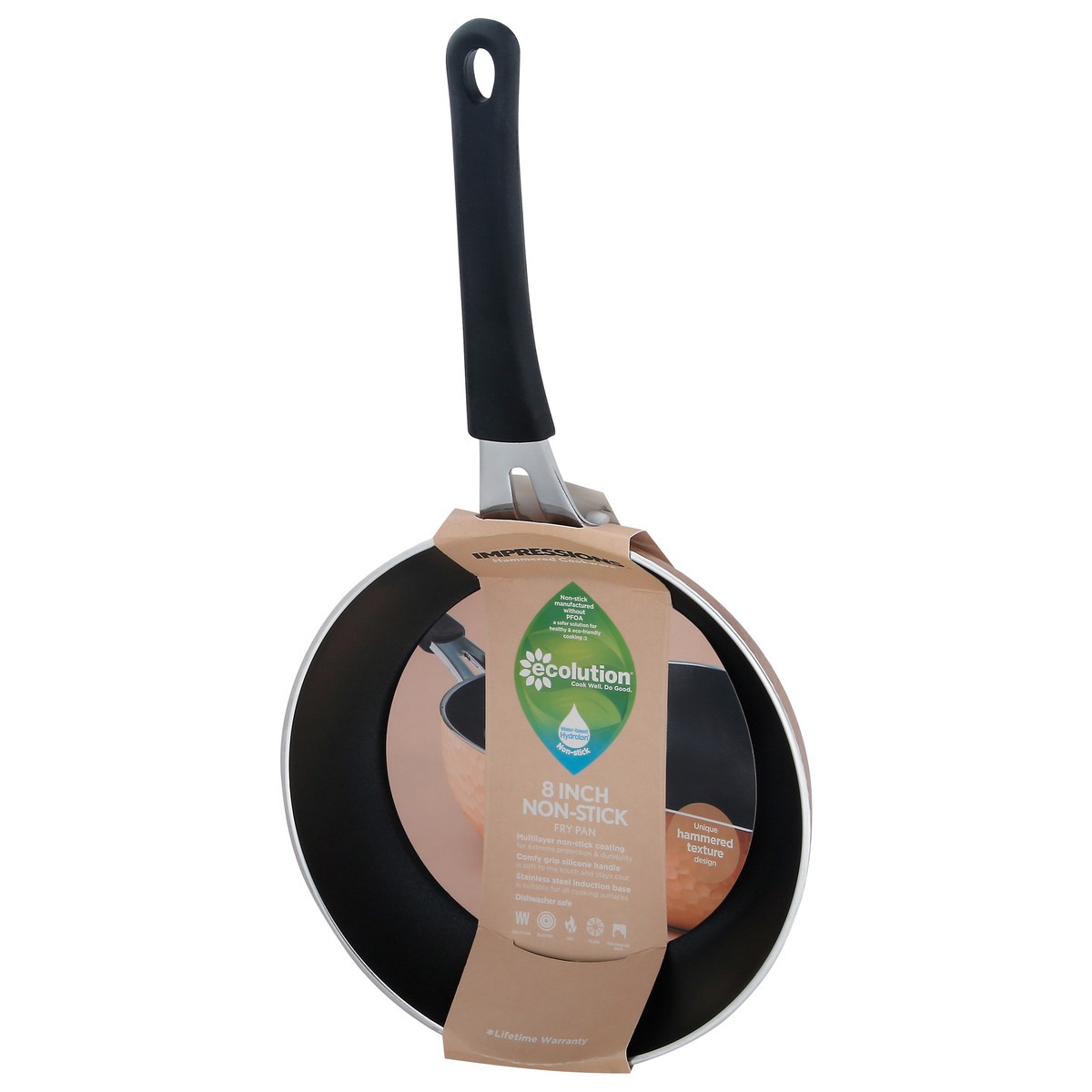 slide 6 of 9, Ecolution 8 Inch Copper Non-Stick Fry Pan 1 ea Sleeve, 1 ct