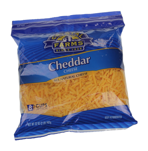slide 1 of 1, Crystal Farms Natural Shredded Cheddar Cheese, 32 oz