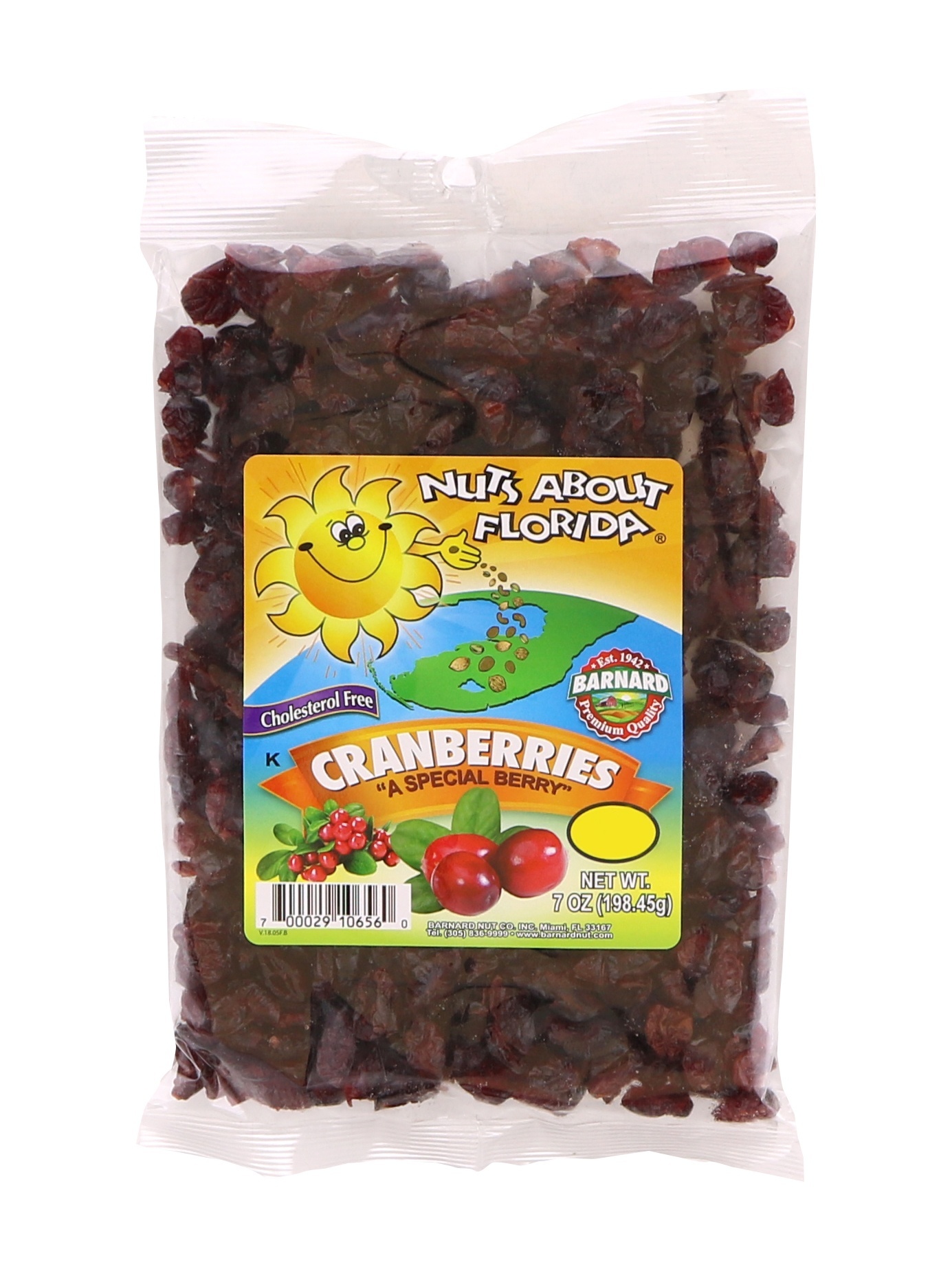 slide 1 of 1, Nuts About Florida Cranberries, 7 oz