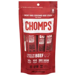 Chomps Stick, Smoky BBQ Beef, Mild