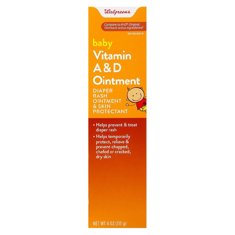 slide 1 of 4, Walgreens Baby Vitamin A&D Ointment, 4 oz