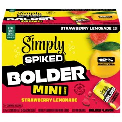 Simply Spiked Bolder Strawberry Lemonade 12 - 7.5 fl oz Cans