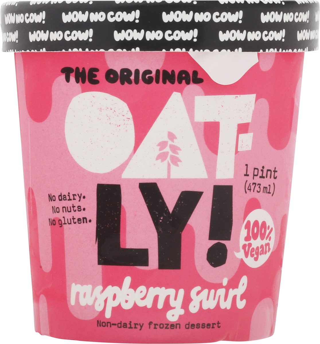 slide 5 of 15, Oatly Non-Dairy The Original Raspberry Swirl Frozen Dessert 1 pt, 16 oz