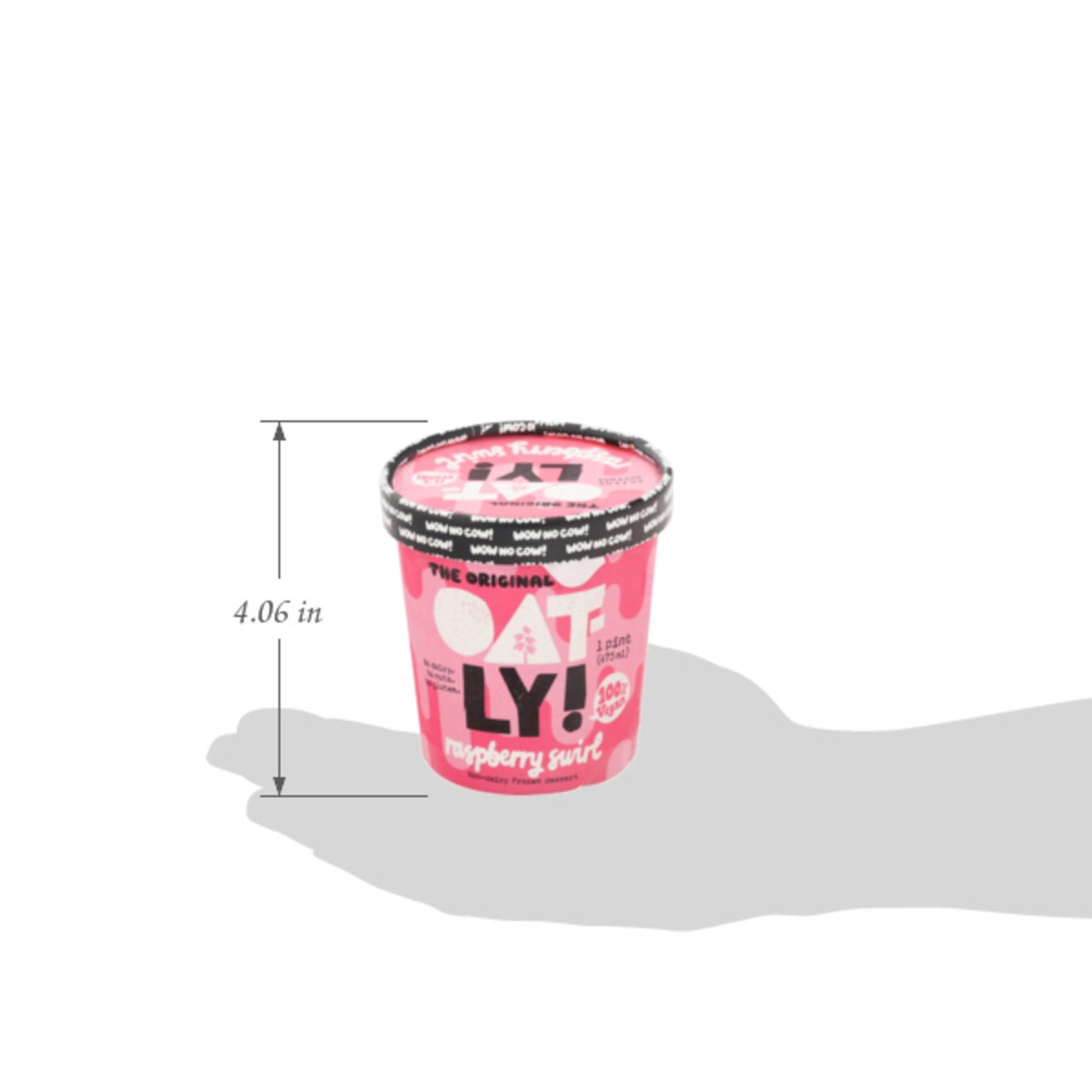 slide 11 of 15, Oatly Non-Dairy The Original Raspberry Swirl Frozen Dessert 1 pt, 16 oz