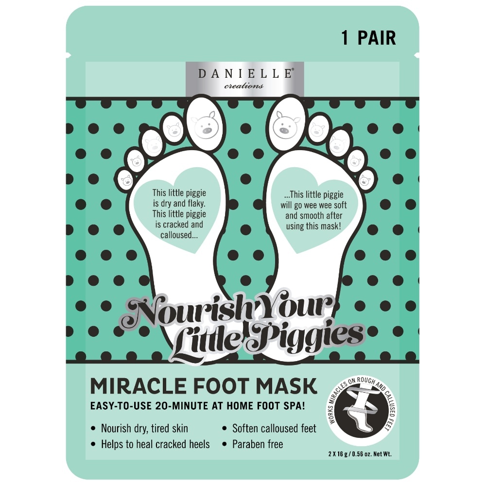 slide 1 of 1, Danielle Miracle Foot Mask, 1 ct
