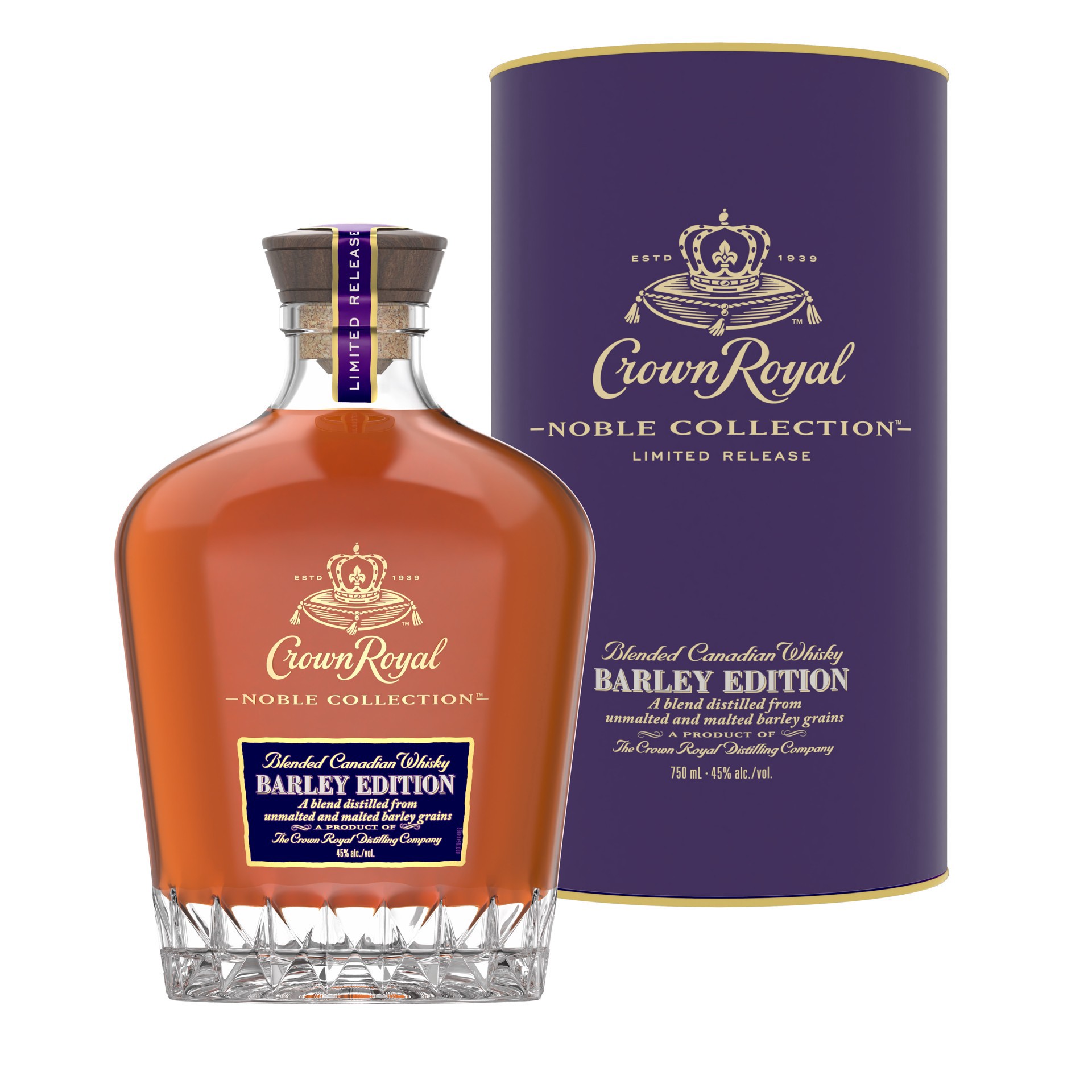 slide 3 of 4, Crown Royal Canadian Whisky Noble Barley, 750 ml