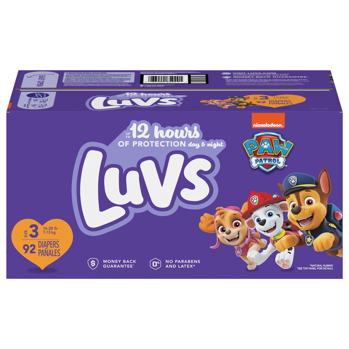 slide 7 of 9, Luvs Platinum Protection Baby Diapers, Size 3, 92 Count, 92 ct