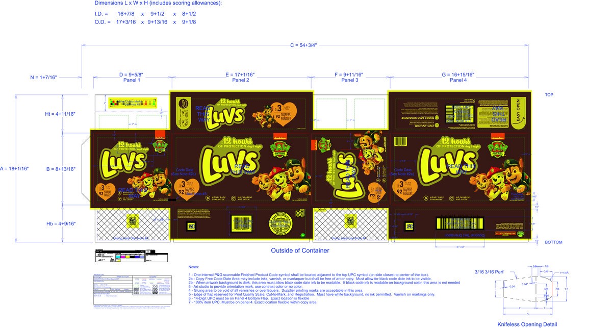 slide 6 of 9, Luvs Platinum Protection Baby Diapers, Size 3, 92 Count, 92 ct