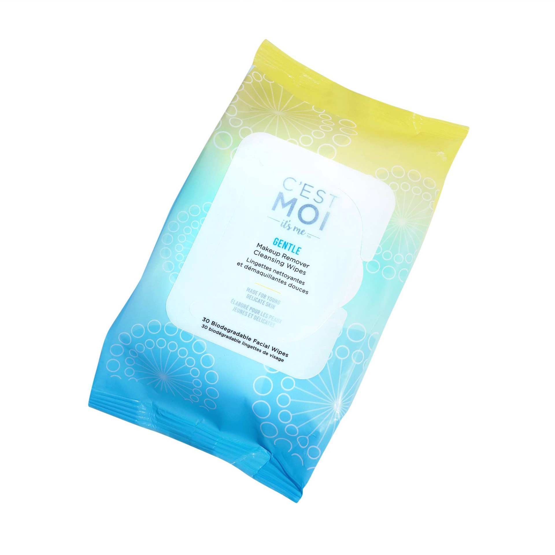 slide 1 of 2, C'est Moi Gentle Makeup Remover Cleansing Wipes, 30 ct