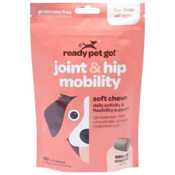 Ready Pet Go! Joint & Hip Mobility Grilled Chicken Soft Chews 60 ct