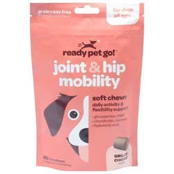 Ready Pet Go! Joint & Hip Mobility Grilled Chicken Soft Chews 60 ct