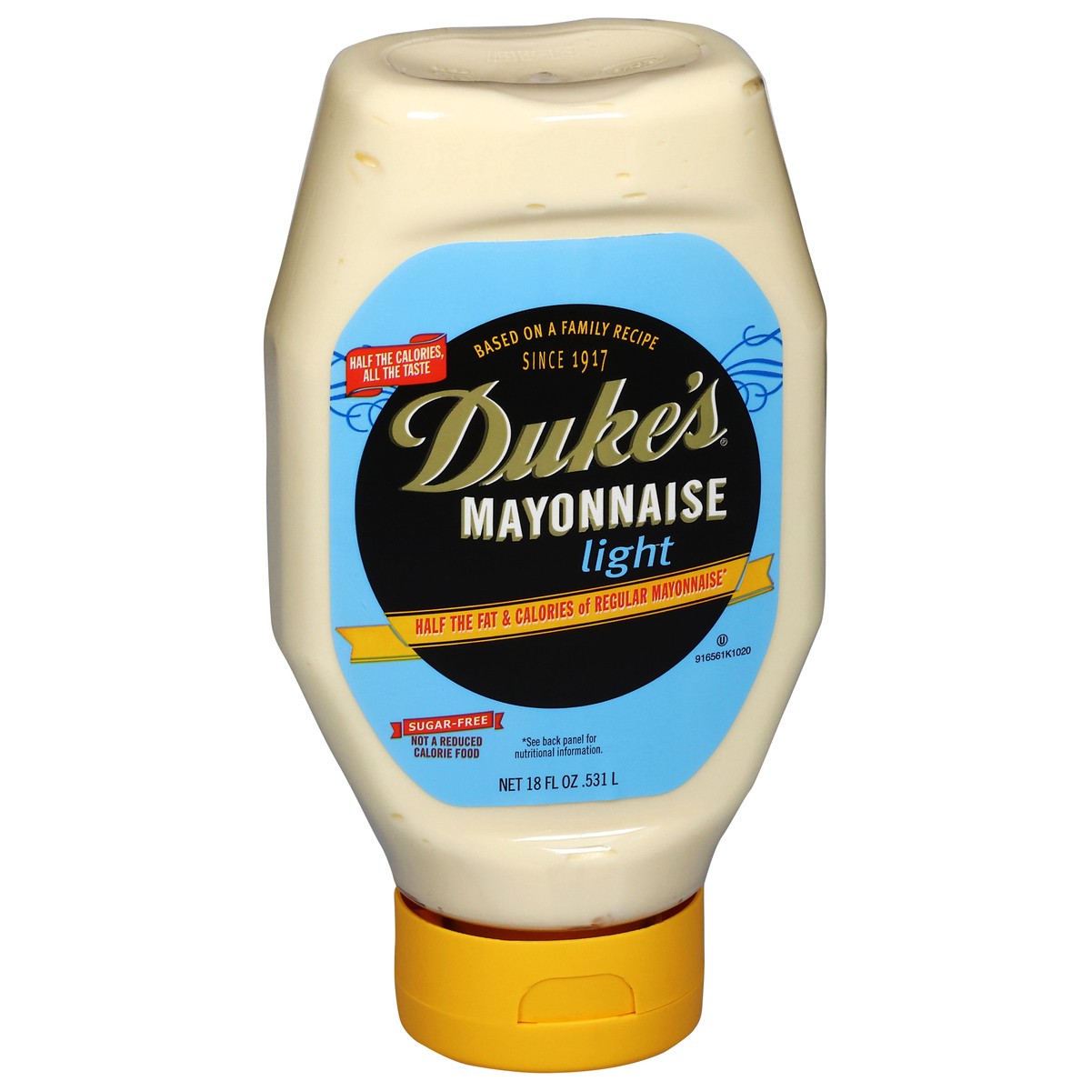 slide 4 of 14, Duke's Light Sugar-Free Mayonnaise 18 fl oz, 18 fl oz