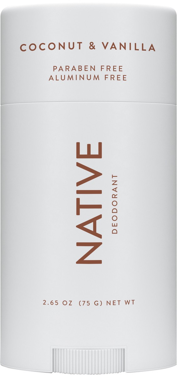 slide 3 of 3, Native Deodorant, Coconut & Vanilla, Aluminum Free, for Women and Men, 2.65 oz, 2.65 oz