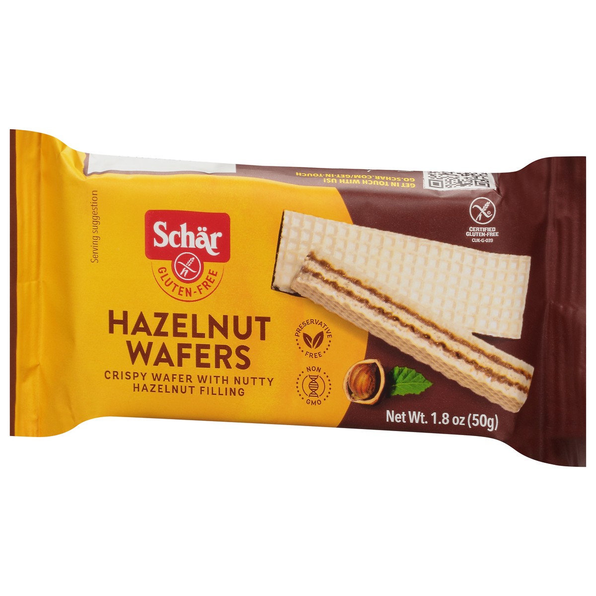 slide 5 of 9, Schär Gluten-Free Hazelnut Wafers 1.8 oz, 1.8 oz