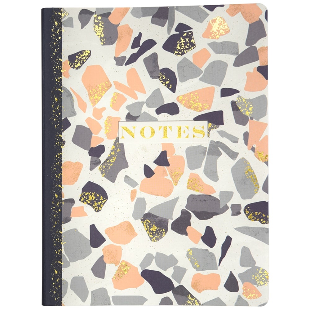 slide 1 of 1, Top Flight Terrazzo Soft Cover Journal, 120 ct