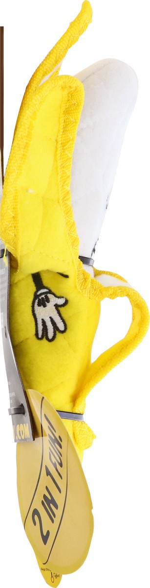 slide 6 of 9, Tuffy Dog Toy Funy Food Banana, 1 ct