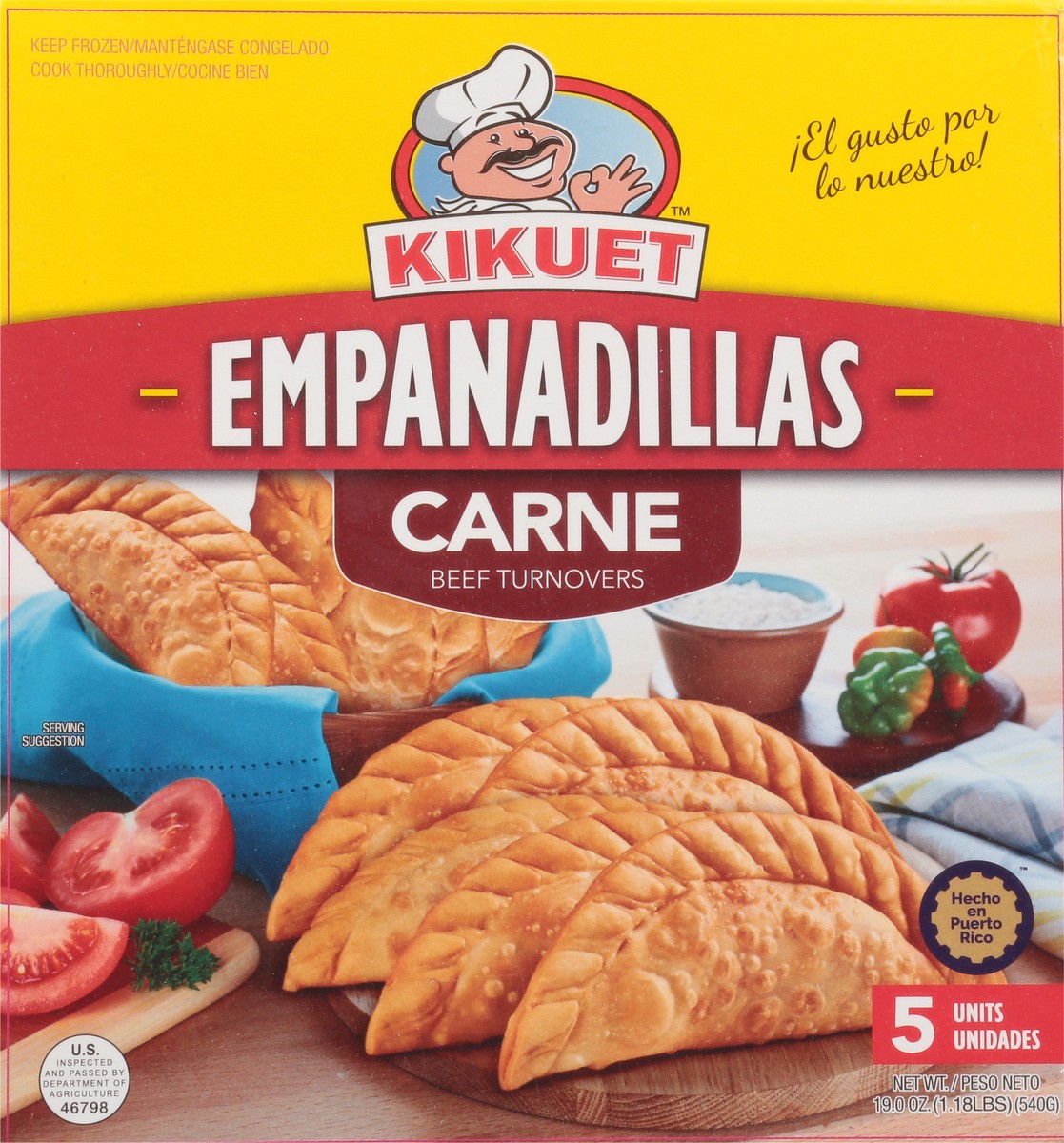 slide 4 of 9, Kikuet Carne Empanadillas 5 ea, 5 ct