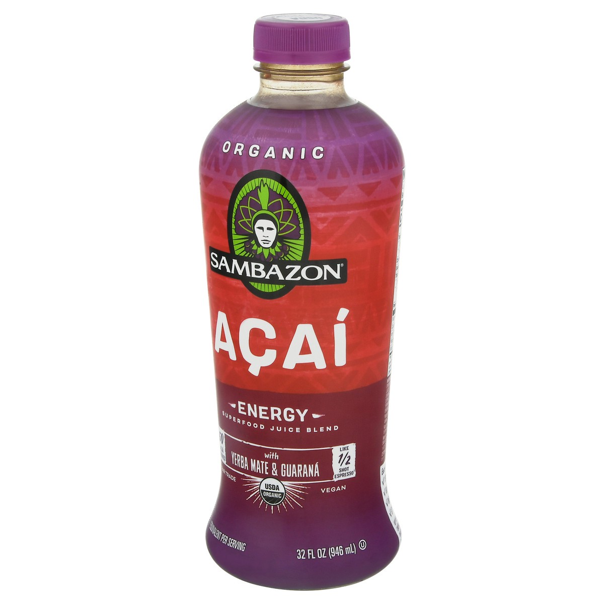 slide 3 of 9, Sambazon Energy Açaí Juice - 32 fl oz, 32 fl oz