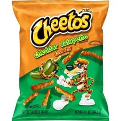 Cheetos Crunchy Cheese Flavored Snacks Cheddar Jalapeno Flavored - 8.5 oz