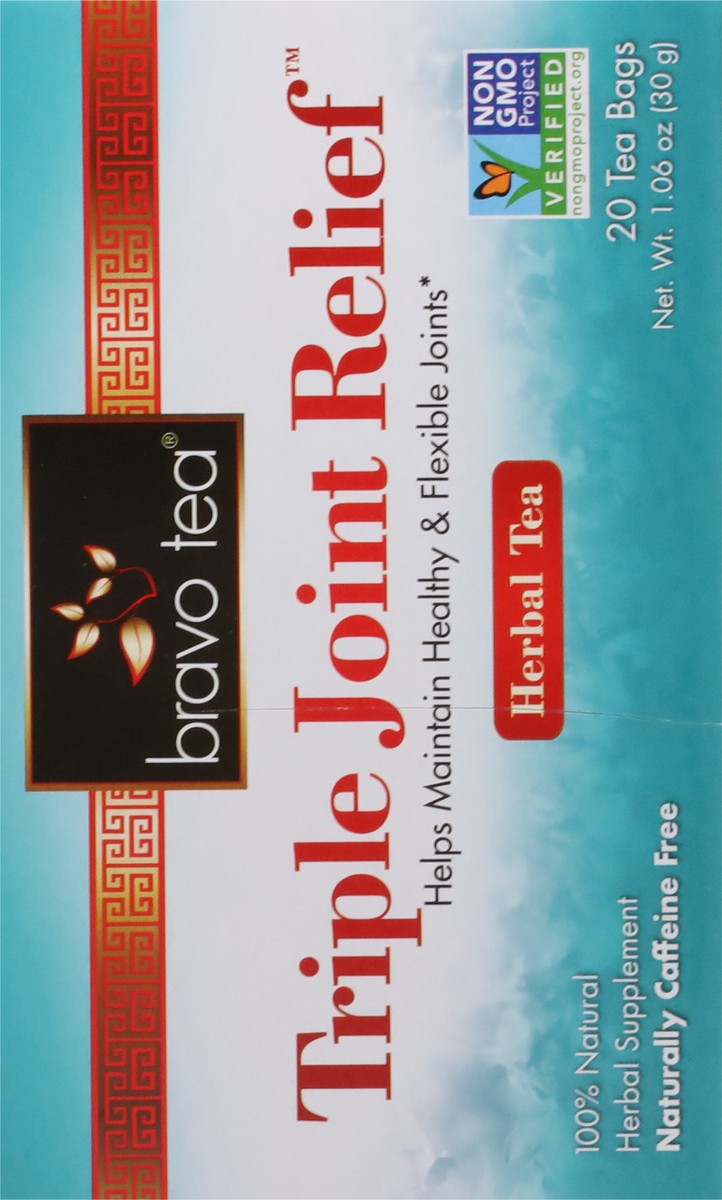 slide 9 of 9, Bravo Tea Triple Joint Relief Herbal Tea 20 Tea Bags - 20 ct, 20 ct