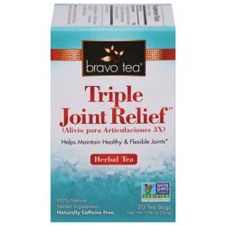 Bravo Tea Triple Joint Relief Herbal Tea 20 Tea Bags