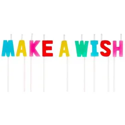 Hallmark Birthday Candles (Assorted Color Make a Wish)