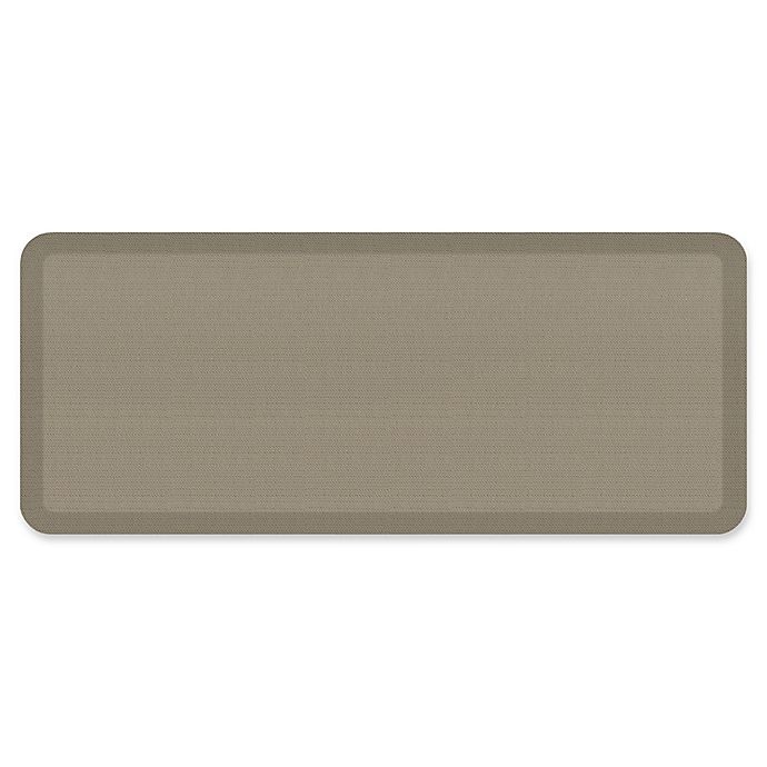 slide 1 of 1, NewLife by GelPro Designer Comfort Herringbone Mat - Oatmeal, 20 in x 48 in