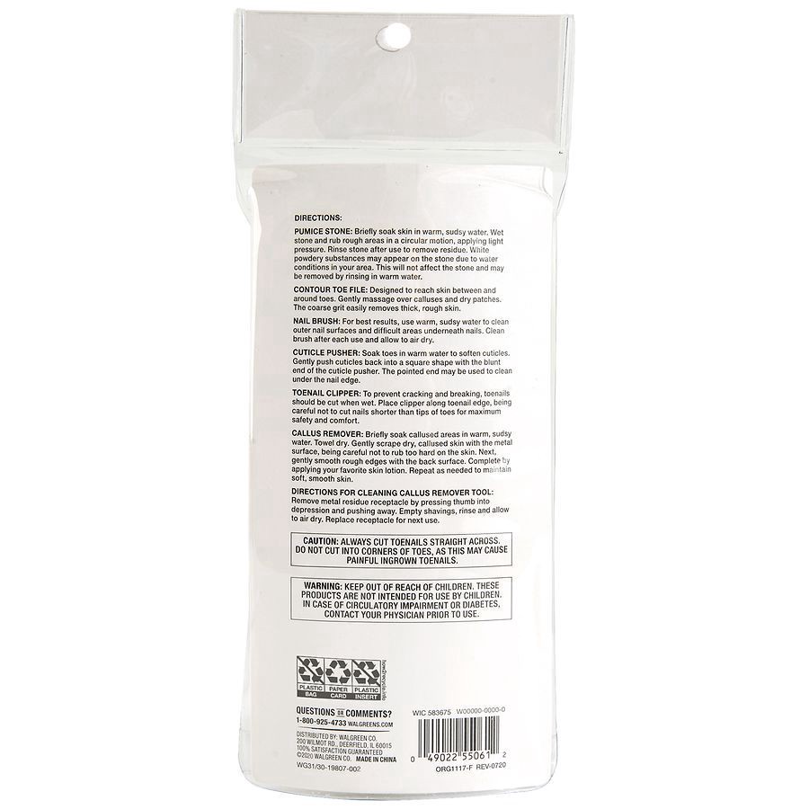 slide 2 of 3, Walgreens Pedicure Kit, 6 ct