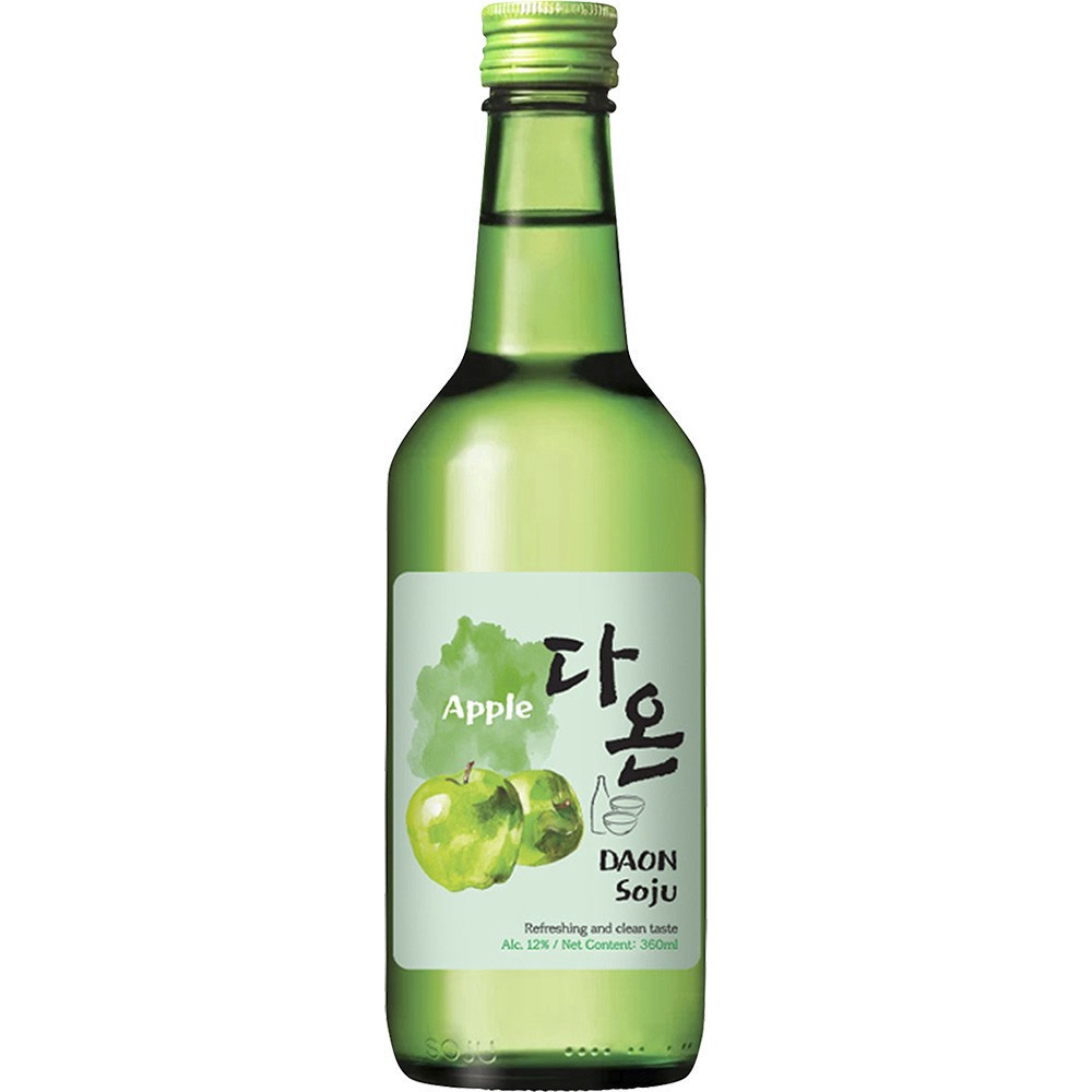 slide 1 of 1, Daon Apple Soju, 375 ml