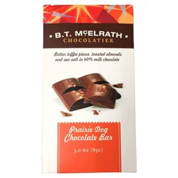 B.T. McElrath Prairie Dog 40% Milk Choc Bar