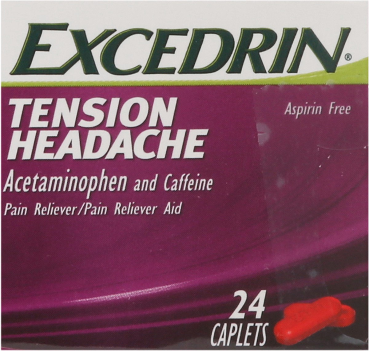 slide 5 of 13, Excedrin Tension Headache Pain Reliever/Pain Reliever Aid 24 Caplets, 24 ct