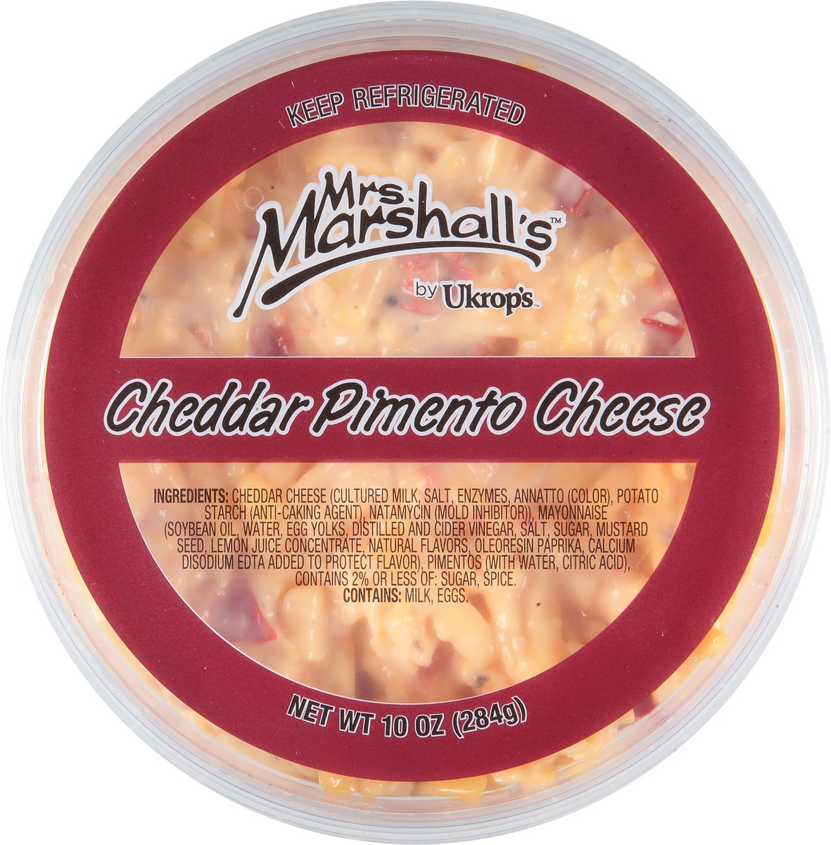 slide 6 of 9, Mrs. Marshall's Cheddar Pimento Cheese 10 oz, 10 oz