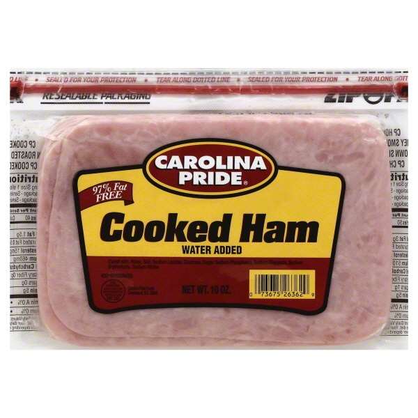 slide 1 of 1, Carolina Pride Cooked Ham, 4 oz