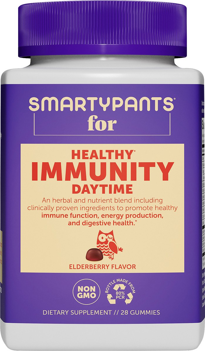 slide 6 of 7, SmartyPants Daytime Gummies Elderberry Flavor Healthy Immunity 28 ea, 28 ct