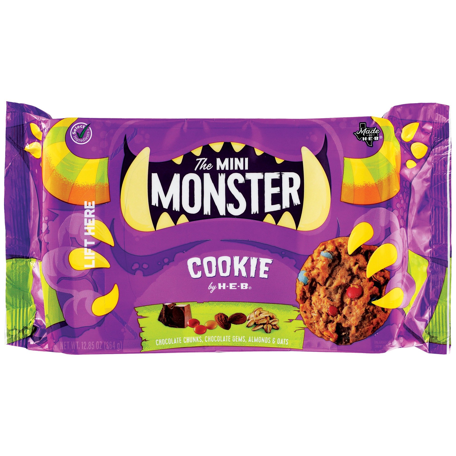 slide 1 of 1, H-B Select Ingredients The Mini Monster Cookie - 12.8 oz, 12.8 oz