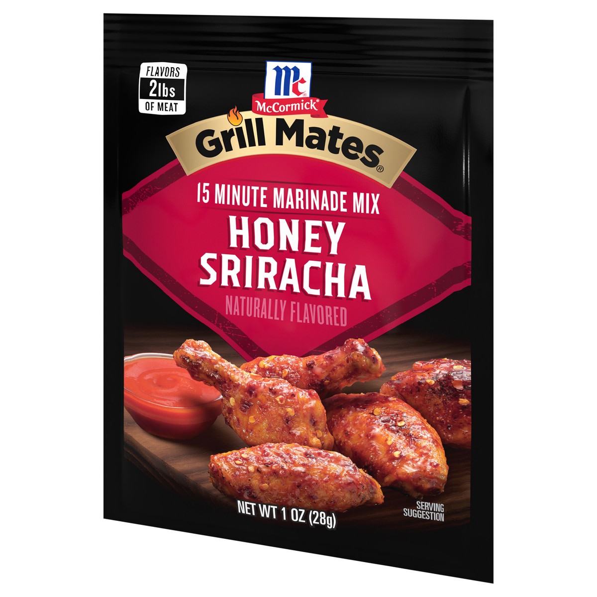 slide 8 of 9, McCormick Grill Mates Marinade Mix - Honey Sriracha, 1 oz