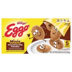 Eggo Bites Pouches Chocolatey Chip Frozen Pancakes - 8.4oz/5ct