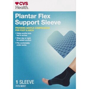 slide 1 of 1, CVS Health Plantar Flex Support Sleeve, 1 Ct, 1 ct