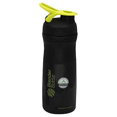 slide 1 of 1, BlenderBottle Black Green Sport Mixer, 28 oz